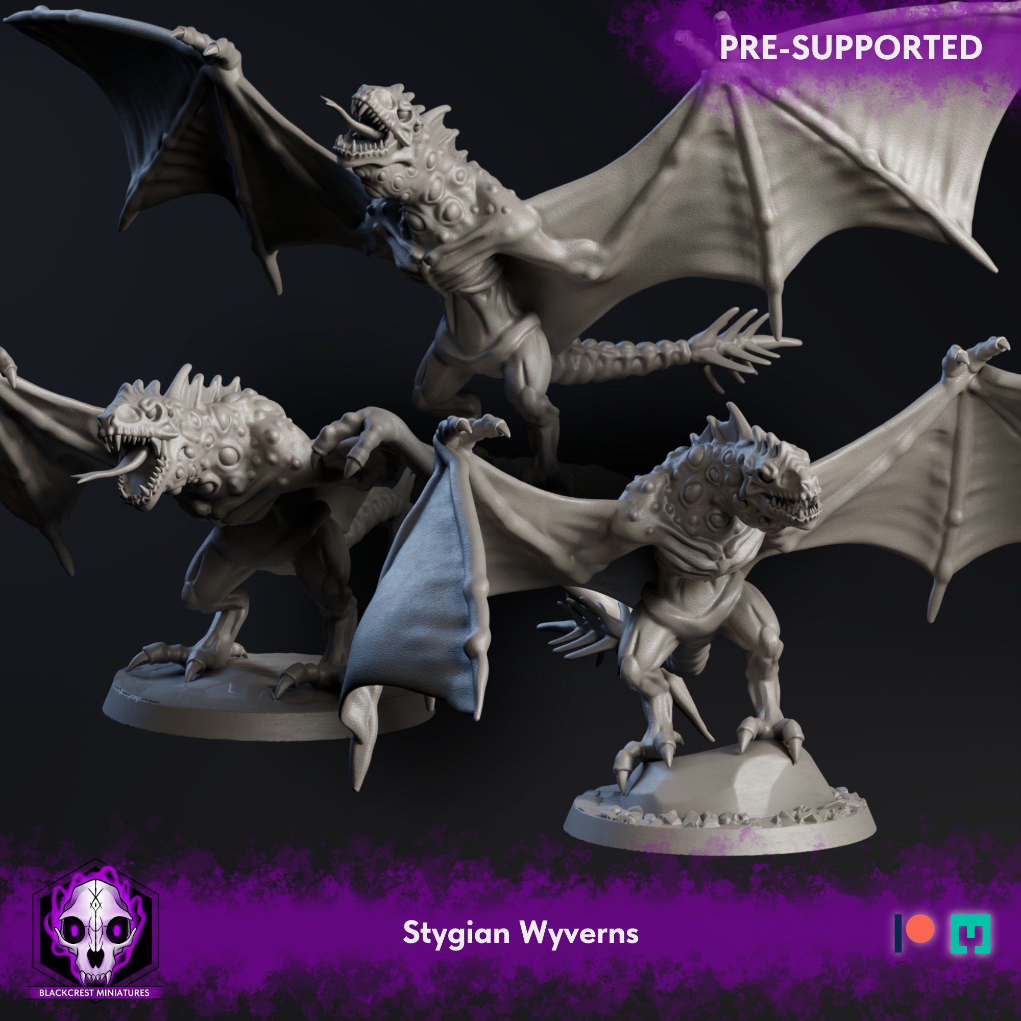 Stygian Scalebound | Wyverns (3 models)